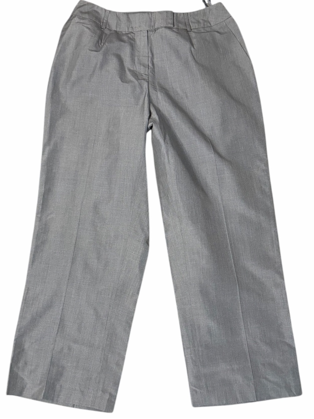 Talbots Gray Classic Fit 100% Silk Trousers 14W